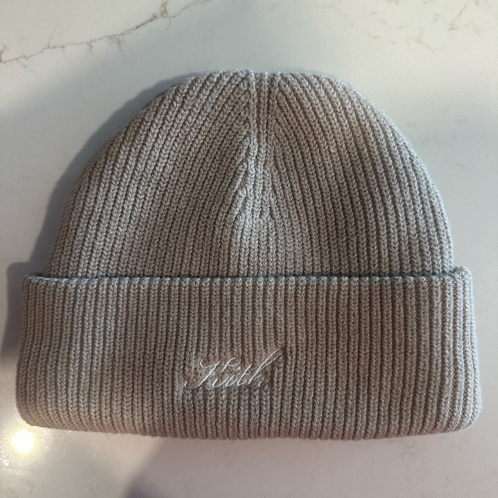Kith Light Gray Knit Beanie
